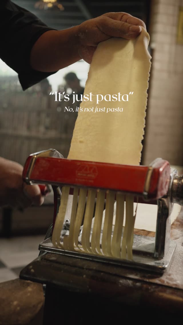 Fresh pasta production film still for Project 03
